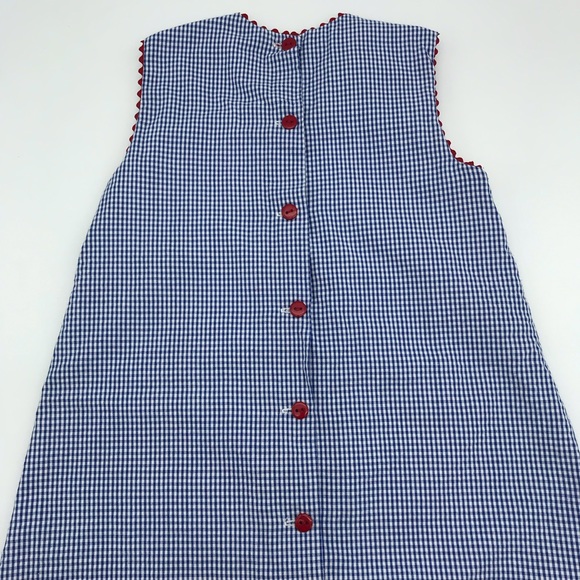 Vintage Gingham Dress with cute embroidery - Picture 4 of 6